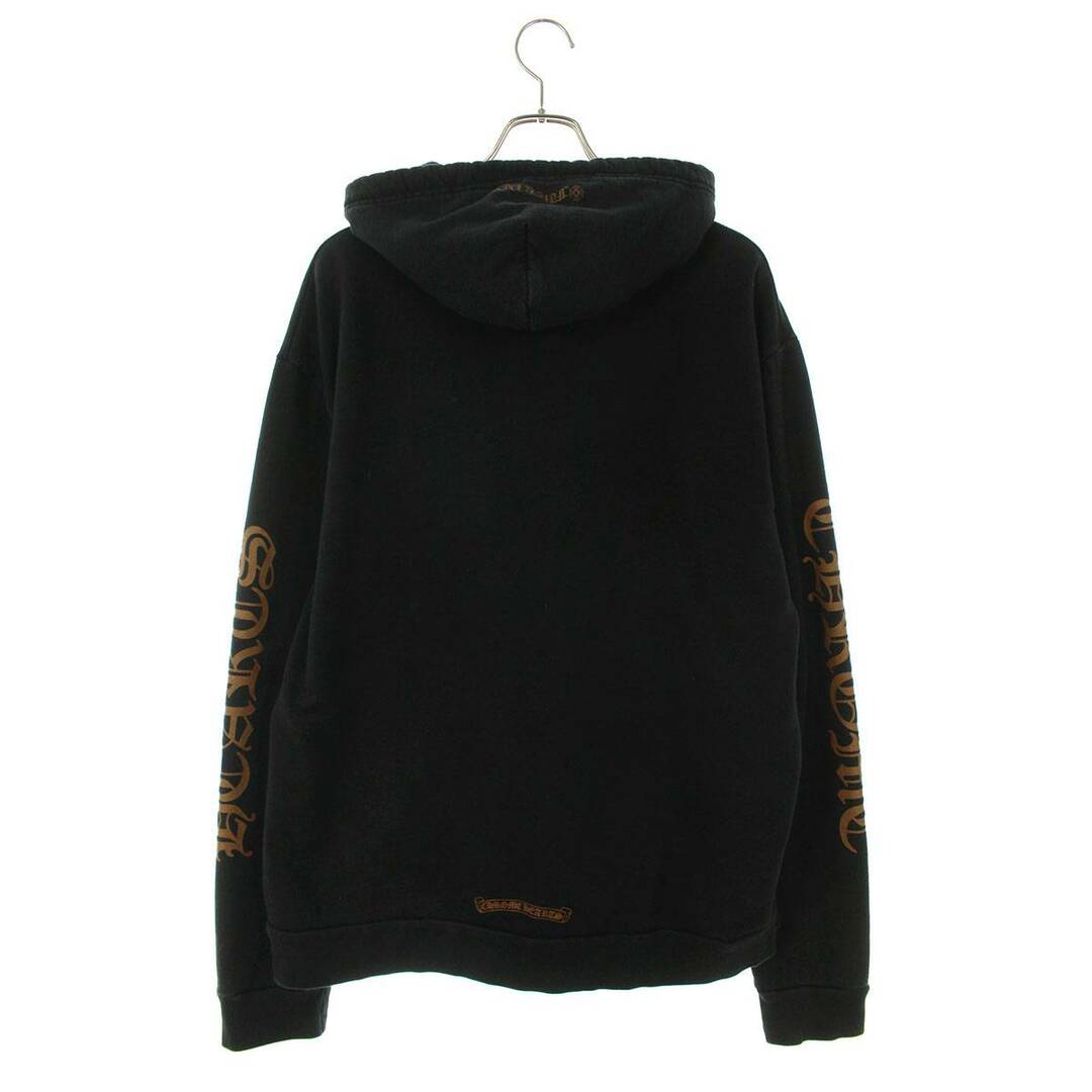 美品 クロムハーツ SWTSHRT PLVR 袖プリントプルオーバーパーカー