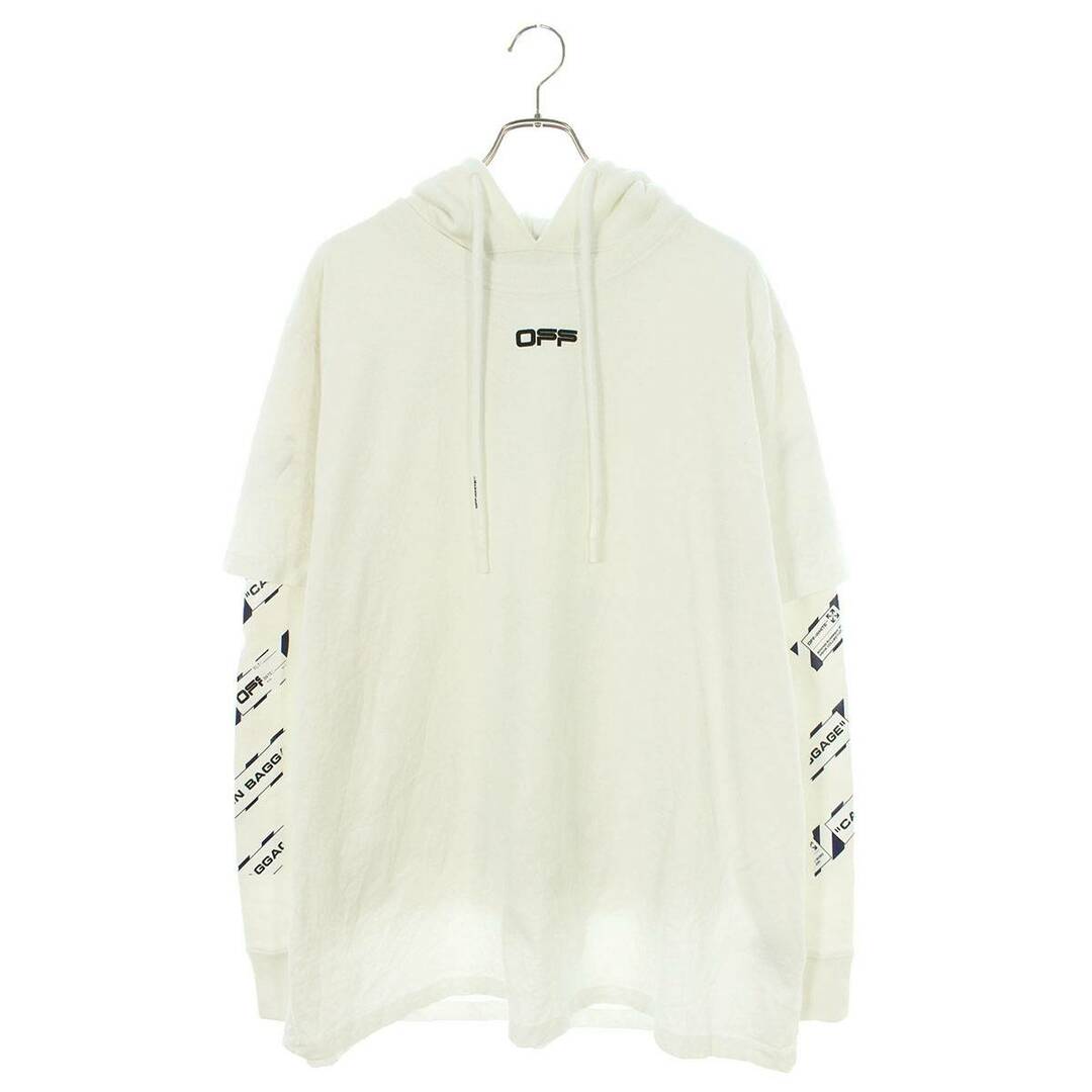 OFF-WHITE レイヤード パーカー 20ss