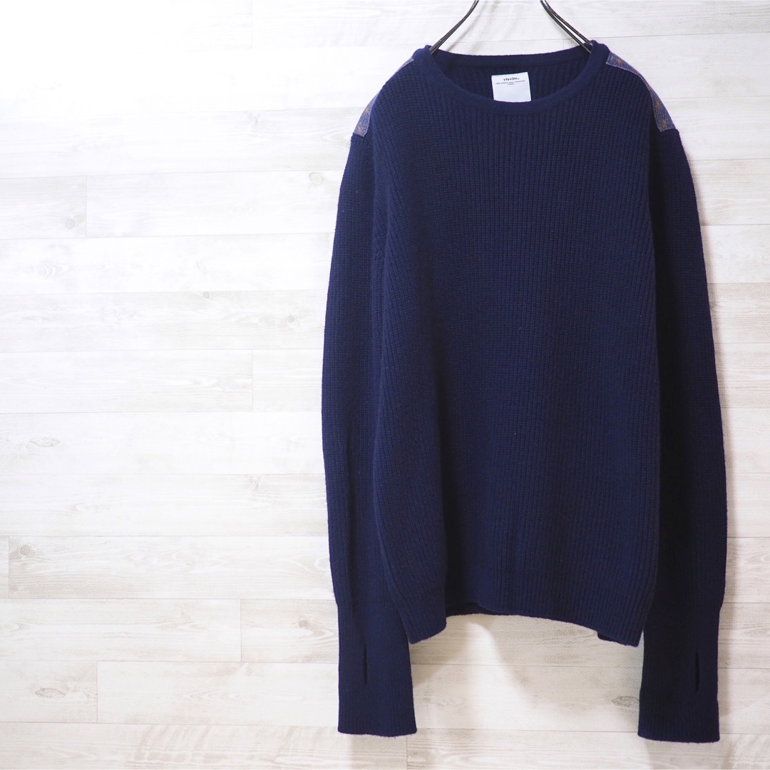 トップスVISVIM 16AW UK Command Crew Knit(Sashiko