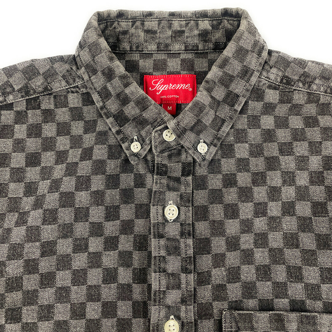 M Supreme Checkered Denim Shirt デニムシャツ