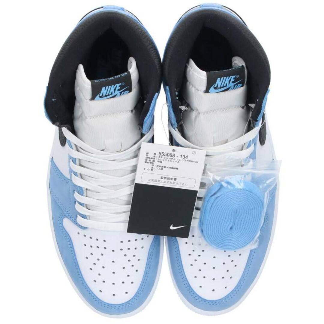 NIKE(ナイキ)のナイキ  AIR JORDAN 1 RETRO HIGH OG UNIVERCITY BLUE 555088-134 エアジョーダンワンハイユニバーシティーブルースニーカー メンズ 27cm メンズの靴/シューズ(スニーカー)の商品写真
