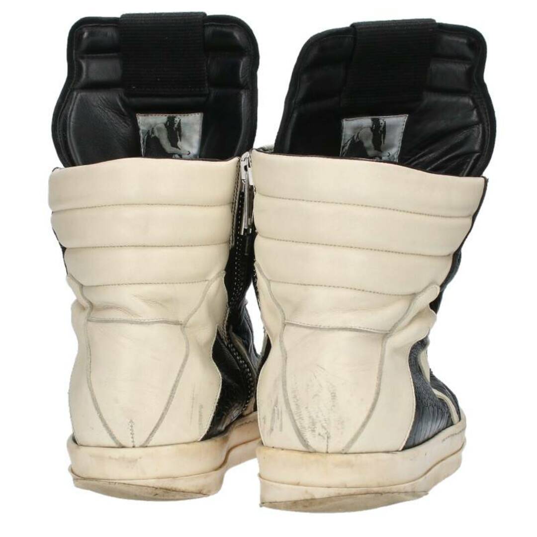 Rick Owens(リックオウエンス)のリックオウエンス  GEOBASKET ジオバスケットアリゲーターレザーハイカットスニーカー メンズ 43 メンズの靴/シューズ(スニーカー)の商品写真