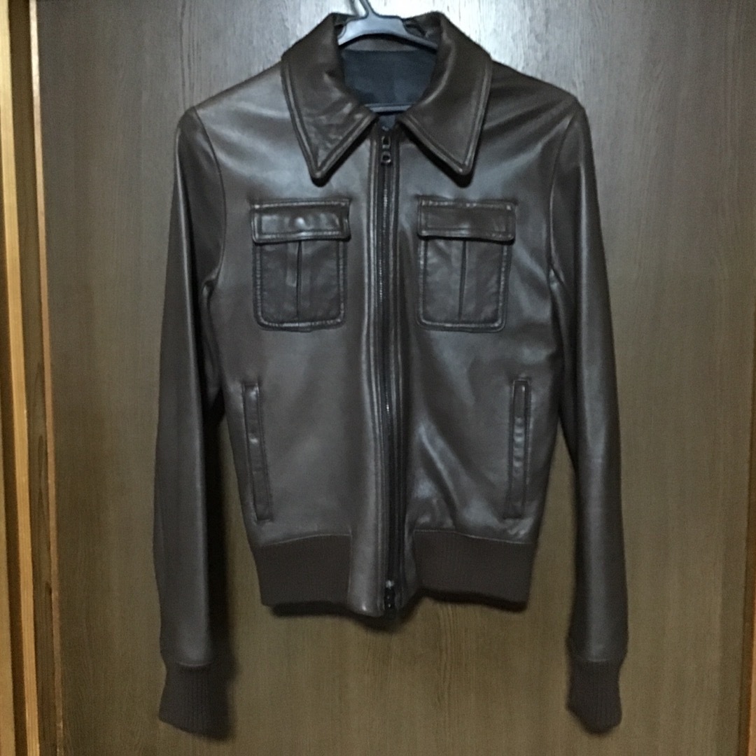 LITHIUM HOMME(リチウムオム)のリチウムオム　A2レザージャケット　サイズ46 メンズのジャケット/アウター(レザージャケット)の商品写真