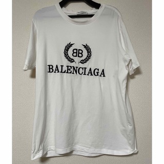 Balenciaga - 美品 BALENCIAGA Tシャツ バックプリント デカロゴ ユニ ...