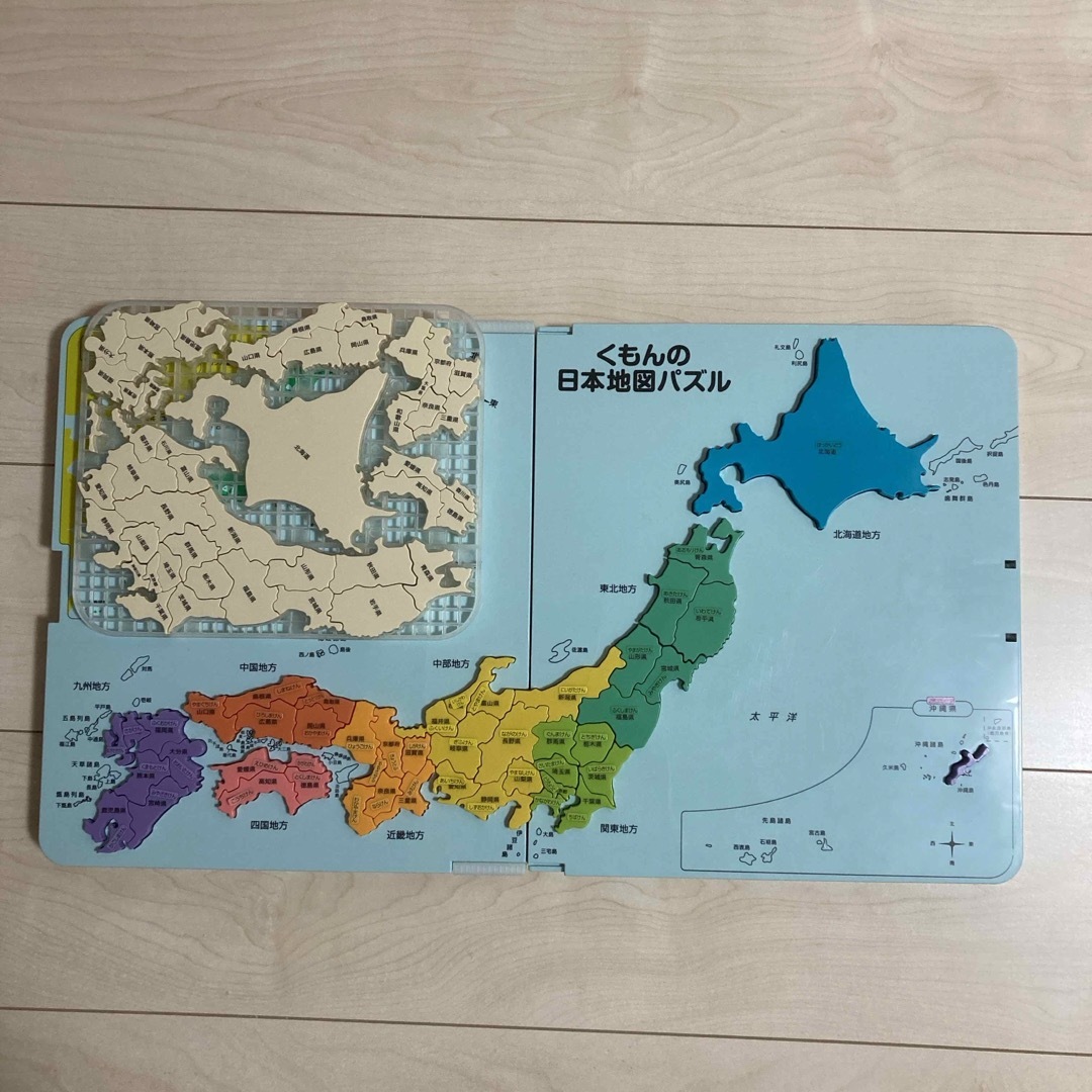 KUMON(クモン)の「くもんの日本地図パズル」 エンタメ/ホビーの本(絵本/児童書)の商品写真