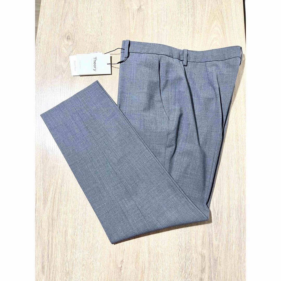theory - セオリー クロップドパンツ 6 チャコールグレー タグ付きの