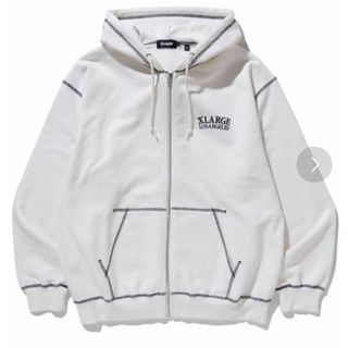 エクストララージ(XLARGE)のCONTRAST STITCH ZIP HOODED パーカー XLARGE(パーカー)