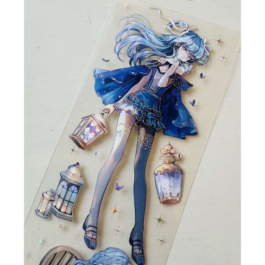 夜之精灵 墨魚 海外マステ 女の子 切り売り 1ループの通販 by 夜之精灵 墨魚 海外マステ 女の子 切り売り 1ループの通販 by