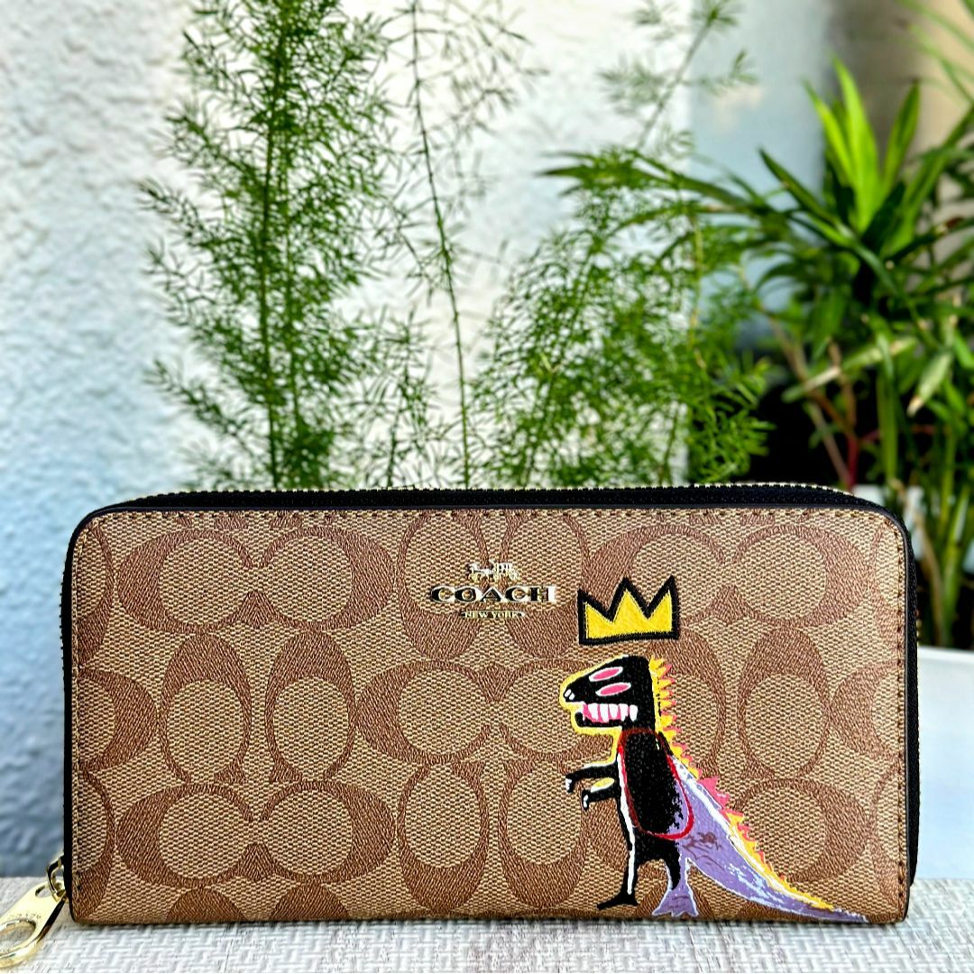 COACH - COACH コーチ 長財布 シグネチャー バスキアコラボ