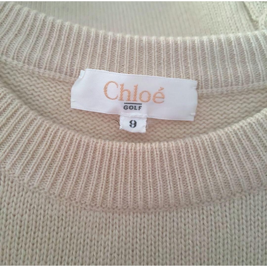 Chloe クロエ ゴルフウェア レディースセーター ベージュ系色 9号size