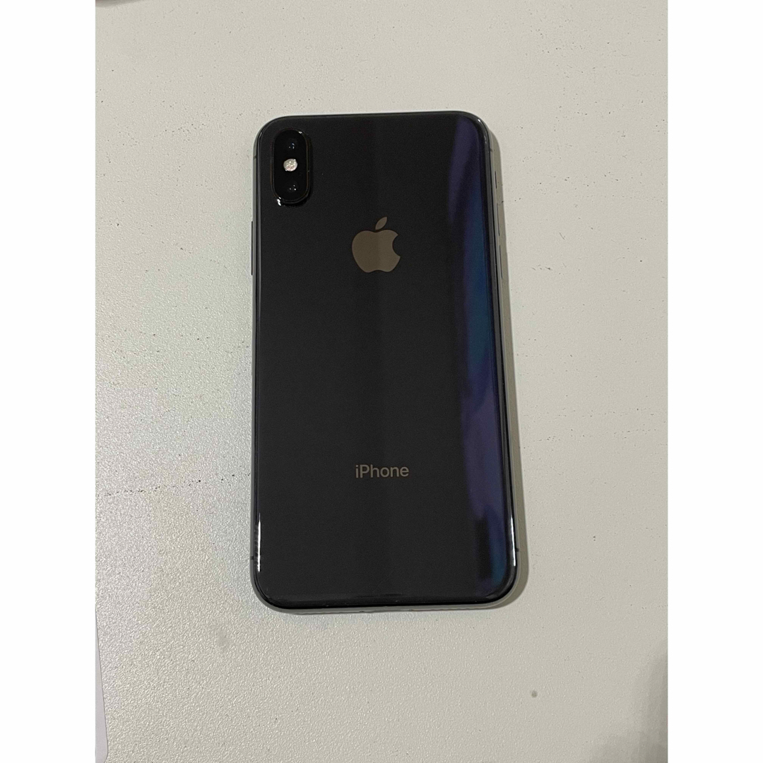 Apple - iPhone X Gray 256GB SIMフリー B98%純正バッテリーの通販 by