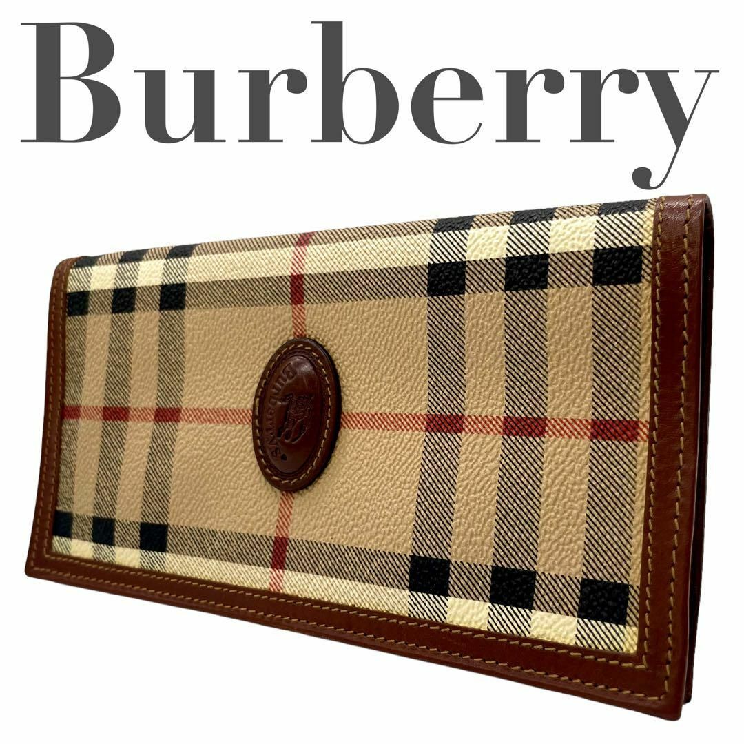BURBERRY - 美品 Burberry バーバリー 長財布 札入れ 折り財布