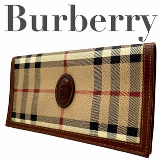 バーバリー(BURBERRY)の美品　Burberry バーバリー　長財布　札入れ　折り財布　シャドーホース(長財布)