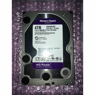 【２個セット】ウェスタンデジタル WD40PURZ 4TB【WD パープル】(PCパーツ)