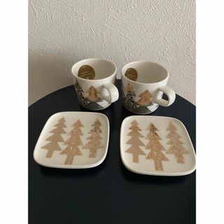 マリメッコ(marimekko)の【新品】マリメッコ　クーシコッサ　コーヒーカップ×プレートのセット(食器)