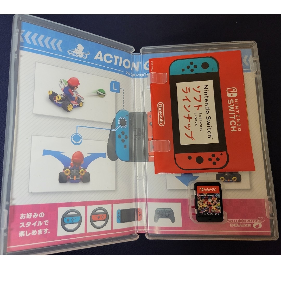 Nintendo Switch(ニンテンドースイッチ)のマリオカート8デラックス任天堂Switch(ソフト) エンタメ/ホビーのゲームソフト/ゲーム機本体(家庭用ゲームソフト)の商品写真