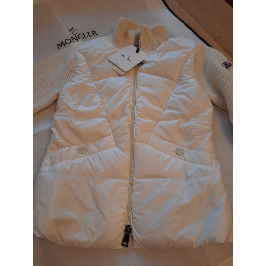 MONCLER - ⭐24AW新作/新品 MONCLER ダウンカーディガン ホワイト 希少