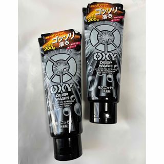 オキシー(OXY（ROHTO）)の【新品】まとめ買い2本セット　OXY　炭スクラブ洗顔　ディープウォッシュ(洗顔料)