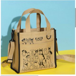 カルディ(KALDI)のカルディ　いぬの日おさんぽバック(トートバッグ)