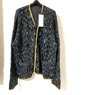 サカイ(sacai)のsacai Leopard Jacquard Knit Cardigan 4(カーディガン)