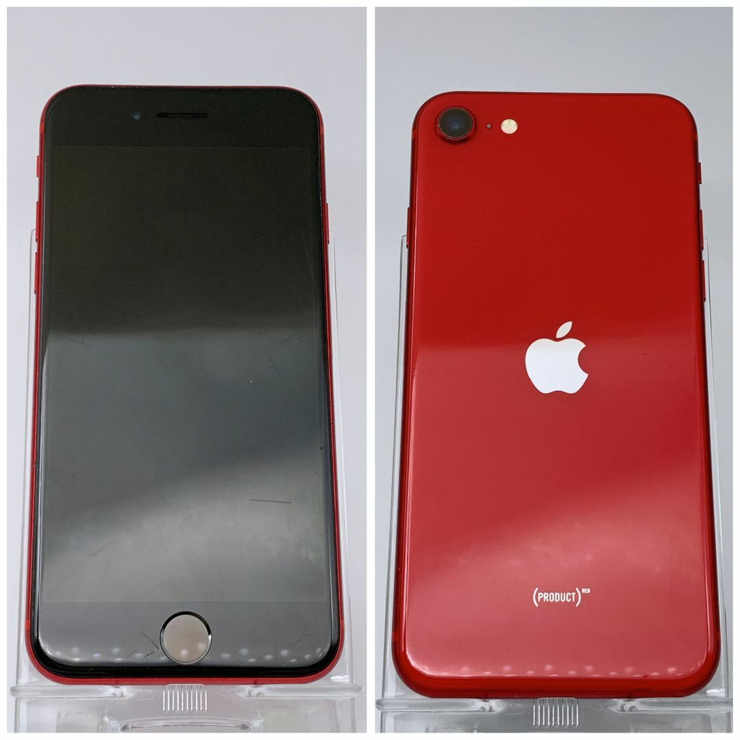 Apple - iPhoneSE2 64GB レッド【SIMフリー】新品バッテリーの通販 by