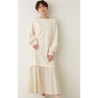 エミ(emmi)の【emmi atelier】 ドッキングロンTワンピース(ひざ丈ワンピース)