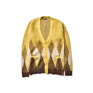 キムタク着　マインデニム　Shaggy Mohair Knit Cardigan