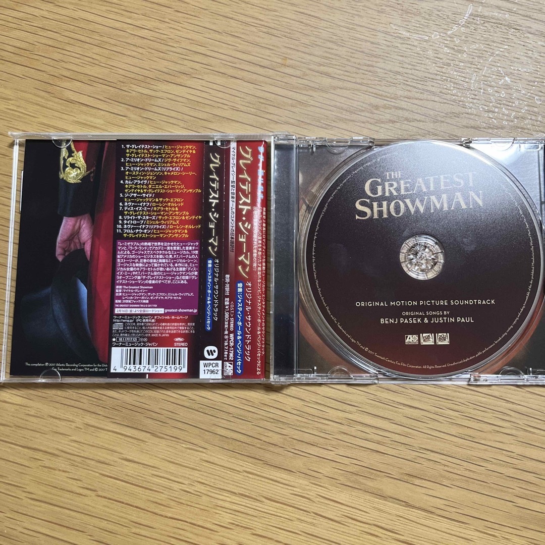 グレイテスト・ショーマン（サウンドトラック） エンタメ/ホビーのCD(映画音楽)の商品写真