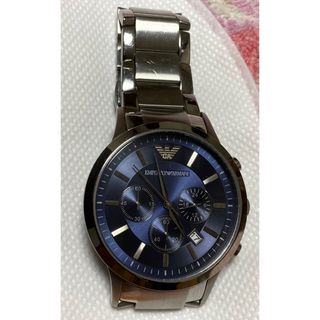 EMPORIO ARMANI Chronograph メタルベルトウォッチメンズ