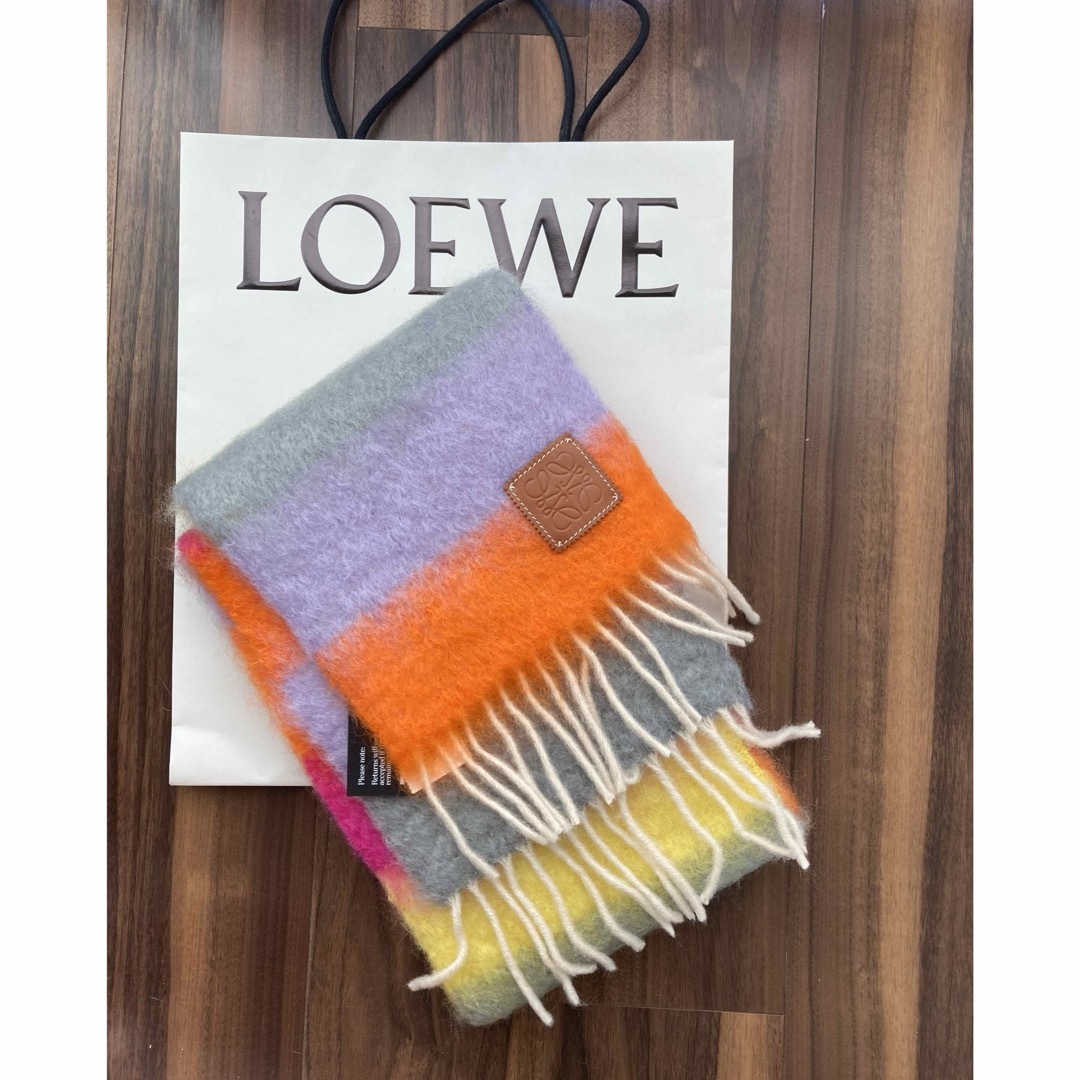 匿名配送！◇LOEWE◇ロエベ マフラー モヘア\u0026ウール 2色展開