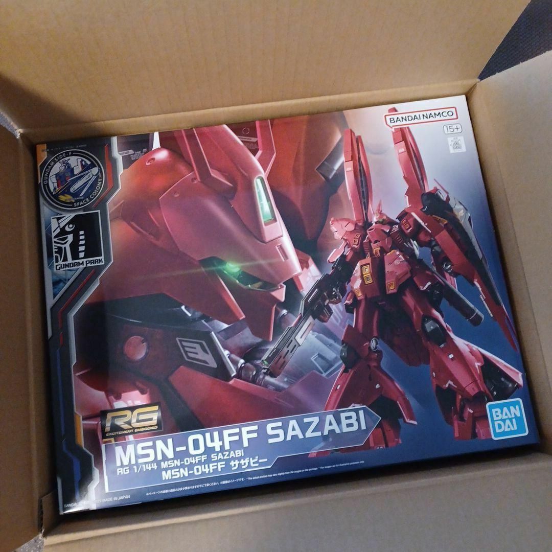 BANDAI - 2点 RG 1/144 MSN-04FF サザビー SIDE-F BB戦士の通販 by ...