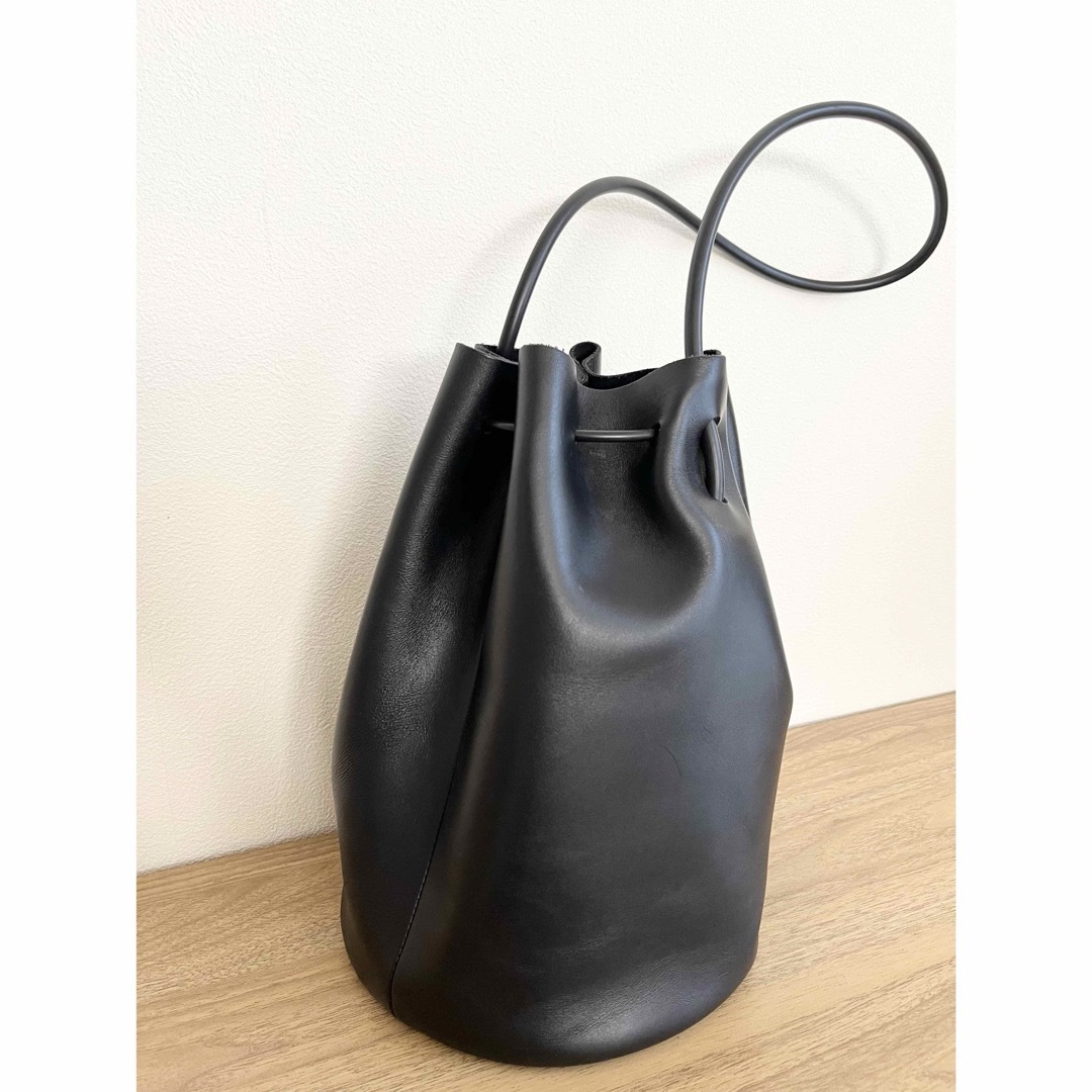 building block bucket bag レザー ショルダーバッグ