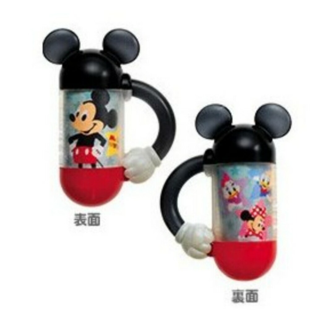 Disney(ディズニー)のにぎってふってポロロン ミッキーマウス ガラガラ タカラトミー キッズ/ベビー/マタニティのおもちゃ(がらがら/ラトル)の商品写真