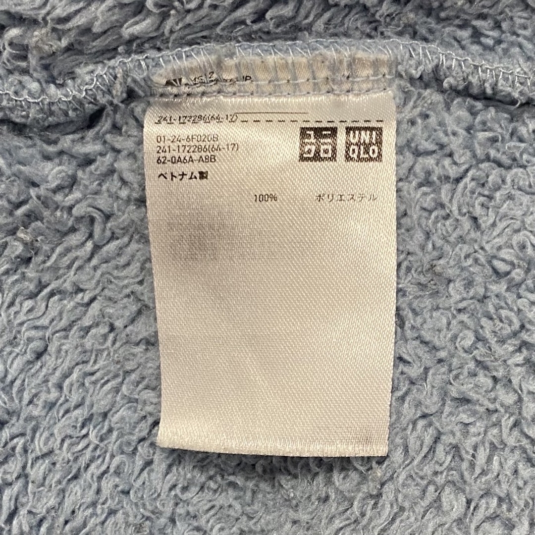 UNIQLO(ユニクロ)の【UNIQLO】ファーフリース M 150 160 キッズ/ベビー/マタニティのキッズ服女の子用(90cm~)(ジャケット/上着)の商品写真