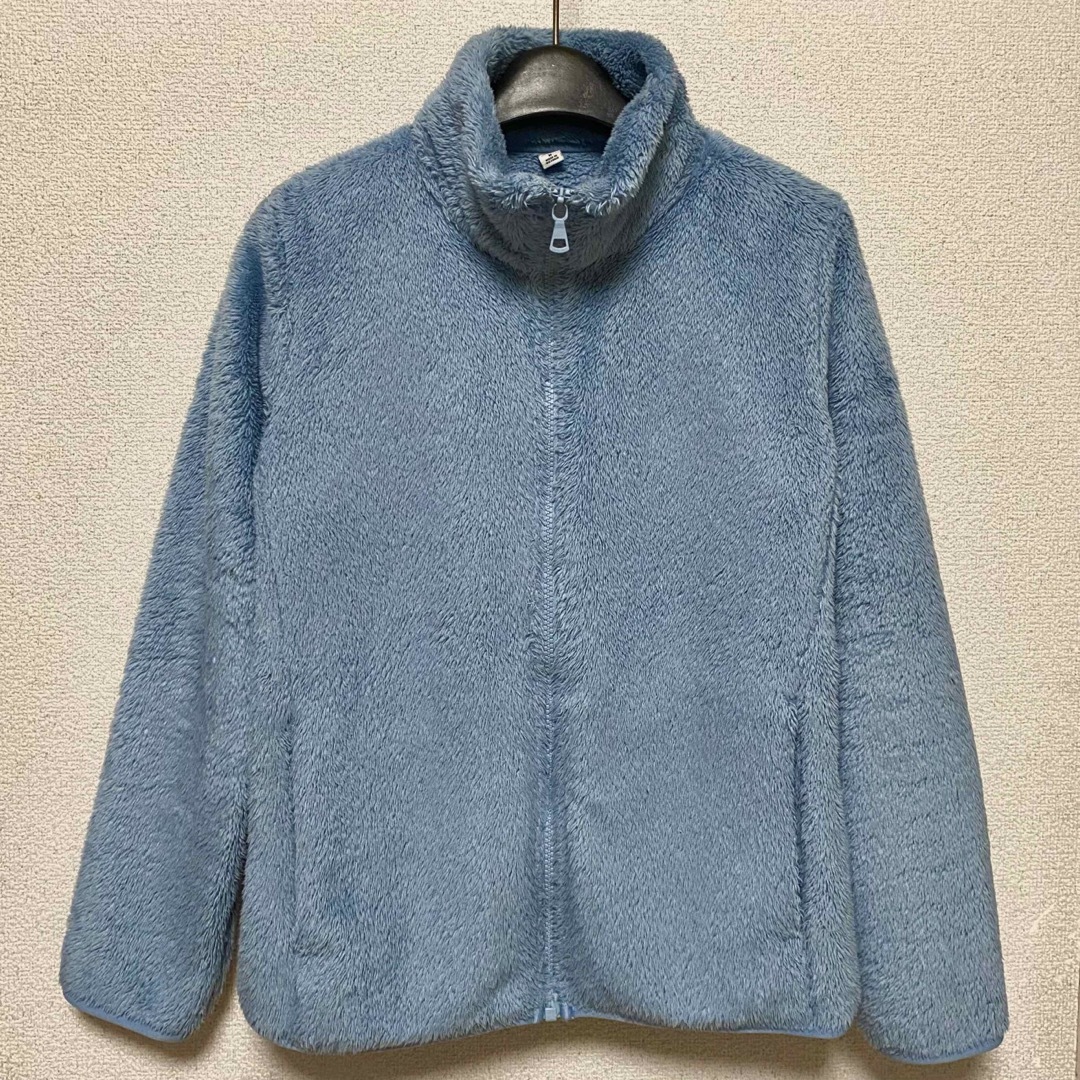 UNIQLO(ユニクロ)の【UNIQLO】ファーフリース M 150 160 キッズ/ベビー/マタニティのキッズ服女の子用(90cm~)(ジャケット/上着)の商品写真