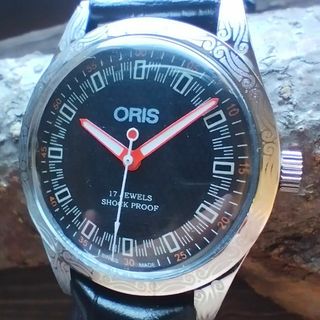 オリス(ORIS)の●美品！●オリス■ORIS 手巻き機械式ヴィンテージメンズ腕時計アンティーク(腕時計(アナログ))