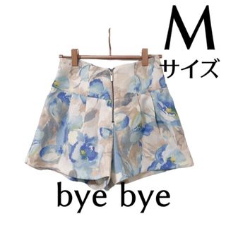 バイバイ(ByeBye)のbyebye 柄ショートパンツ　Mサイズ　バイバイ(ショートパンツ)