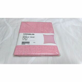 イケア(IKEA)のIKEA イッペルリグ クッションカバー ピンク 50x50 cm(クッションカバー)