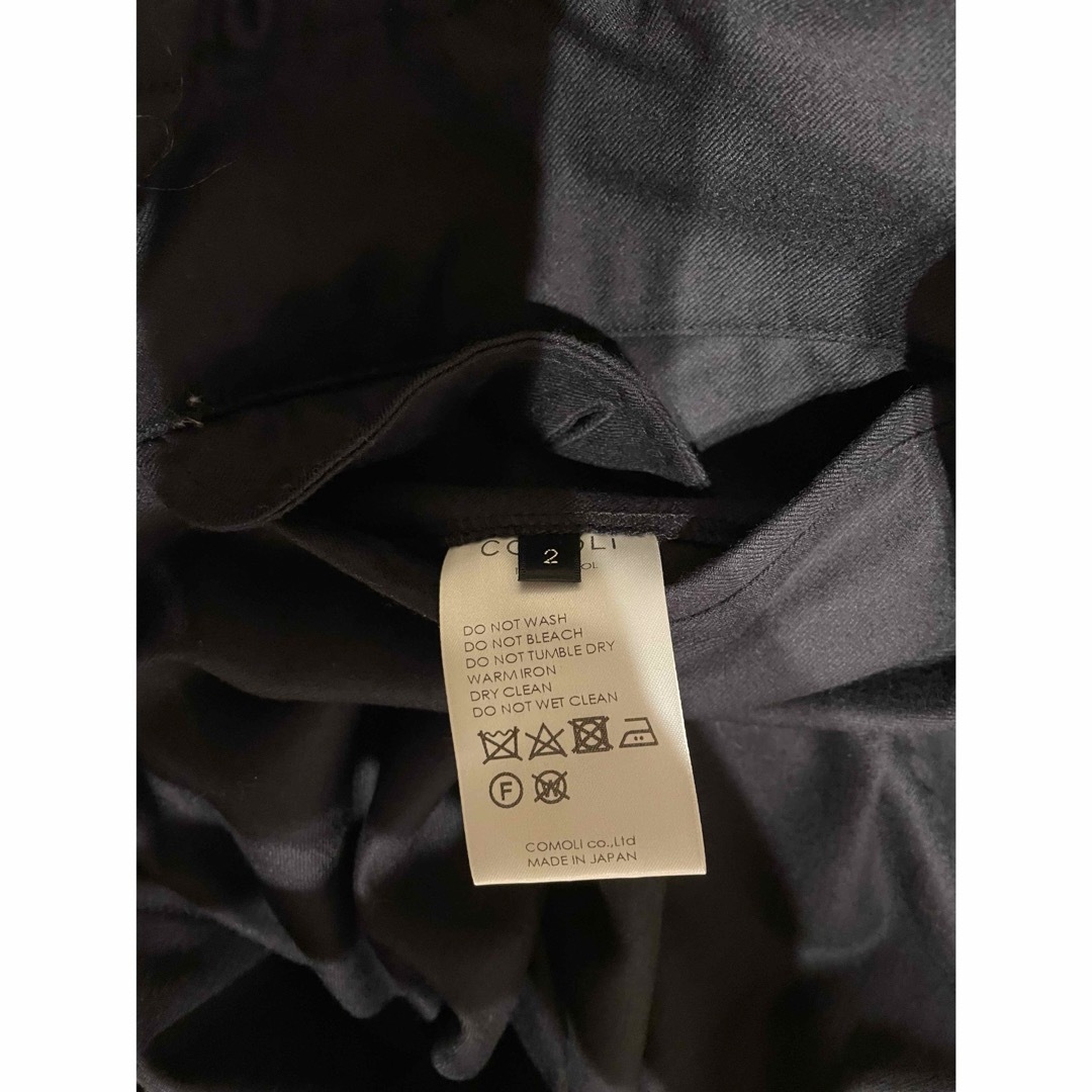 COMOLI - COMOLI 21aw ウールフラノ ドローストリングパンツ 2 COMOLI - COMOLI 21aw ウールフラノ ドローストリングパンツ 2