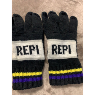 レピピアルマリオ(repipi armario)のレピピ手袋数回使用黒美品(手袋)