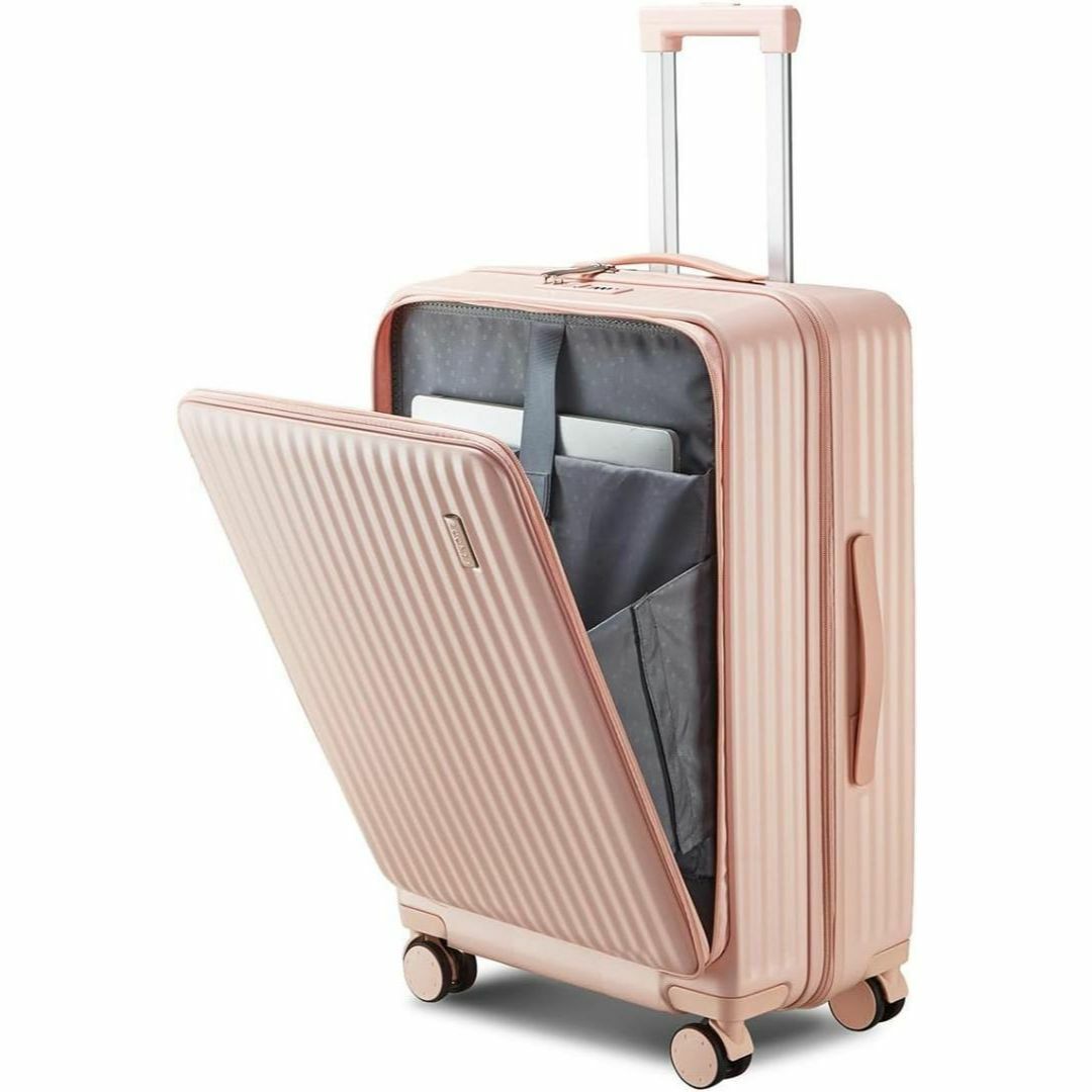 スーツケース/キャリーバッグ✨スーツケース　Sサイズ　ピンク　キャリーケース✨機内持込可　ポケット付き