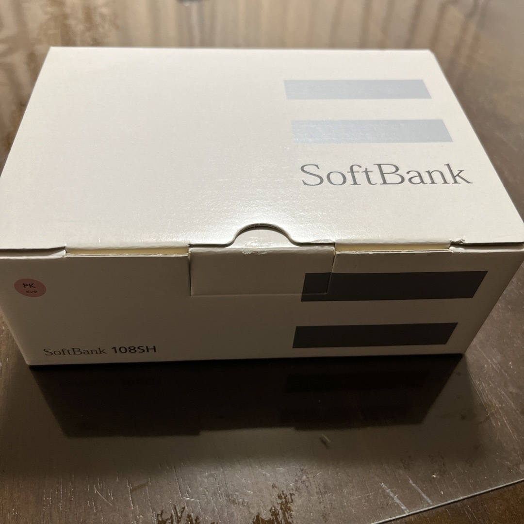 Softbank(ソフトバンク)のSHARP かんたん携帯 108SH ピンク スマホ/家電/カメラのスマートフォン/携帯電話(携帯電話本体)の商品写真