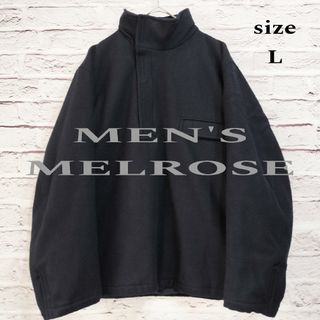 メンズメルローズ(MEN'S MELROSE)の【アシンメトリー】MEN'S MELROSE 中綿 プルオーバー ジャケット(ブルゾン)