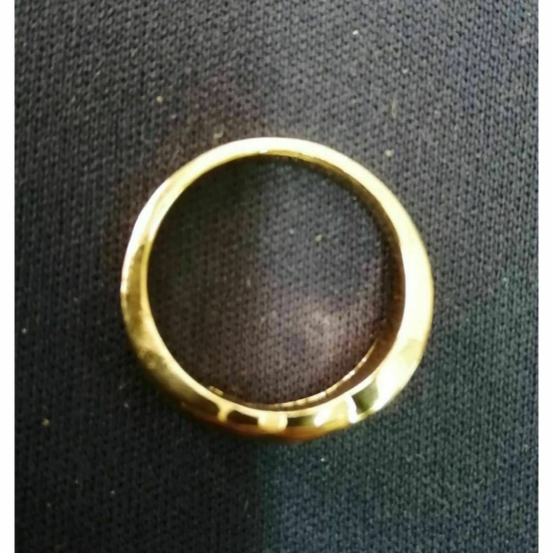 【R045】リング　メンズ　指輪　ゴールド　レディース　アクセサリー　20号 メンズのアクセサリー(リング(指輪))の商品写真