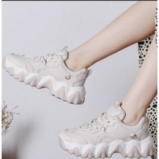 シューズインクロゼット(Shoes in Closet)の【シューズインクローゼット】厚底 ギザギザソール ボリュームダッドスニーカー(スニーカー)