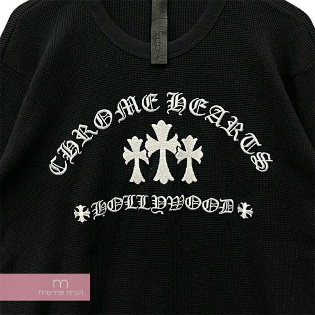 新作サイドロゴ Chrome Hearts ロンＴ クロムハーツ 黒 Lサイズご対応させて頂きます