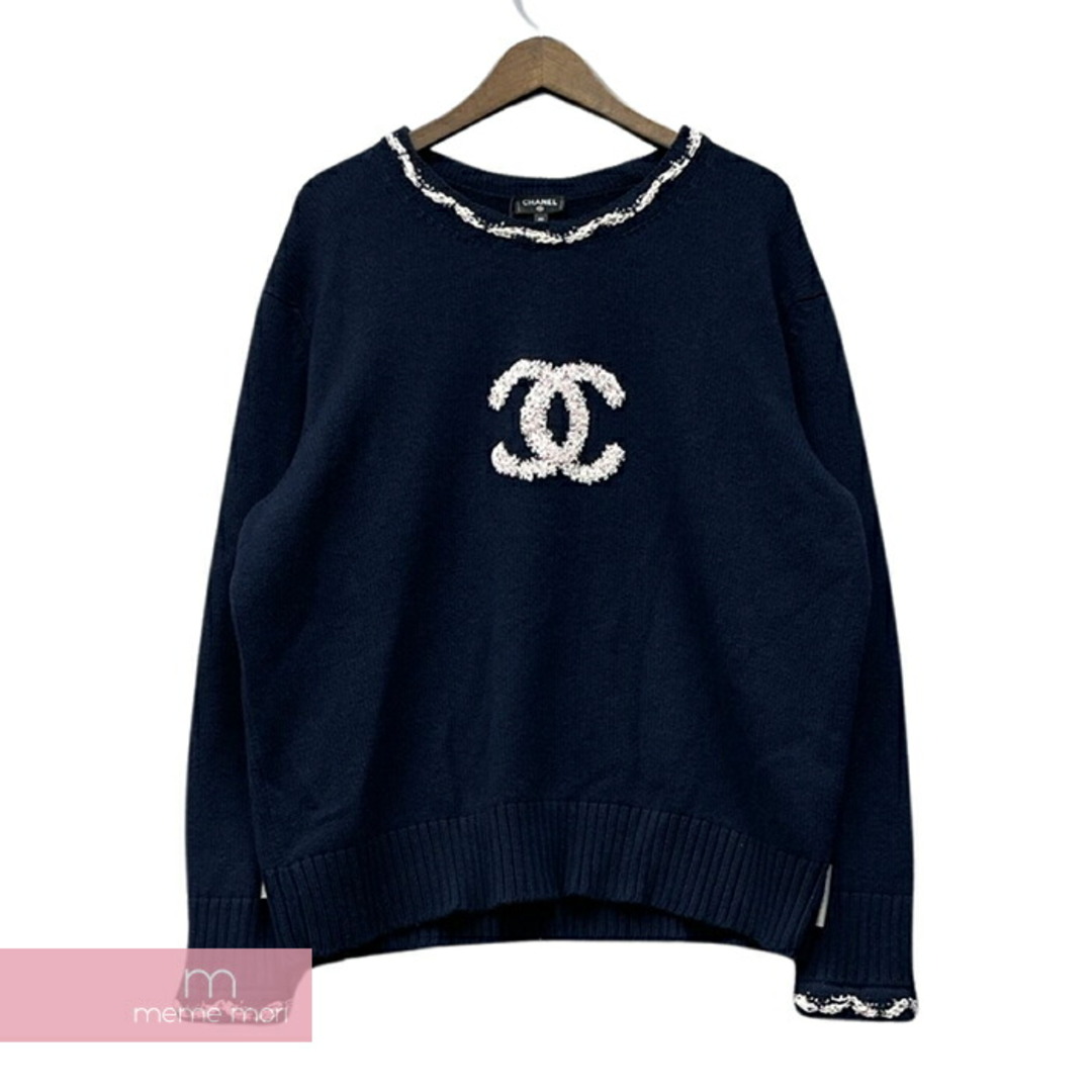 CHANEL 2021SS Cashmere Sweater P70495K10069 シャネル カシミヤセーター ニット ココマーク ネイビー  サイズ50【231117】【中古-A】【me04】 | フリマアプリ ラクマ