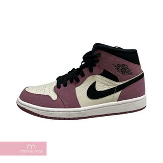 ナイキ(NIKE)のNIKE 2022SS WMNS AIR JORDAN 1 Mid Berry Pink DC7267-500 ナイキ ウィメンズ エアジョーダン1 ミッド ベリーピンク ハイカットスニーカー パープルピンク×ホワイト サイズWMNS US9(26cm)【231117】【中古-A】【me04】(スニーカー)