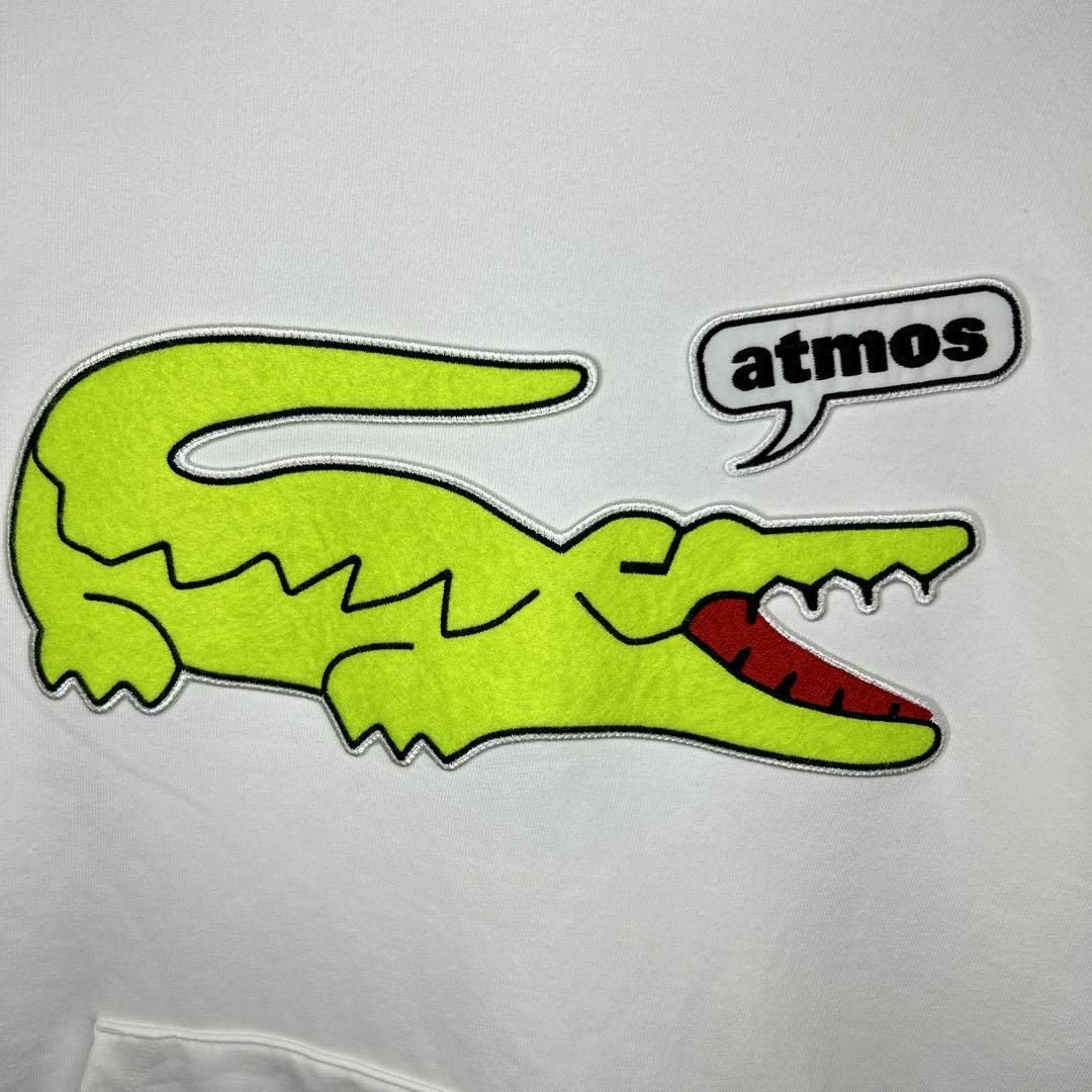 LACOSTE L!VE - LACOSTE LIVE × atmos コラボパーカー デカワニ