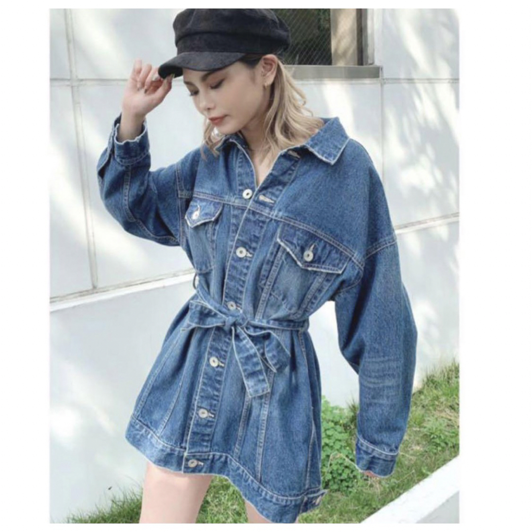 GYDA - GYDA デニムジャケットワンピースの通販 by #𝐇's shop